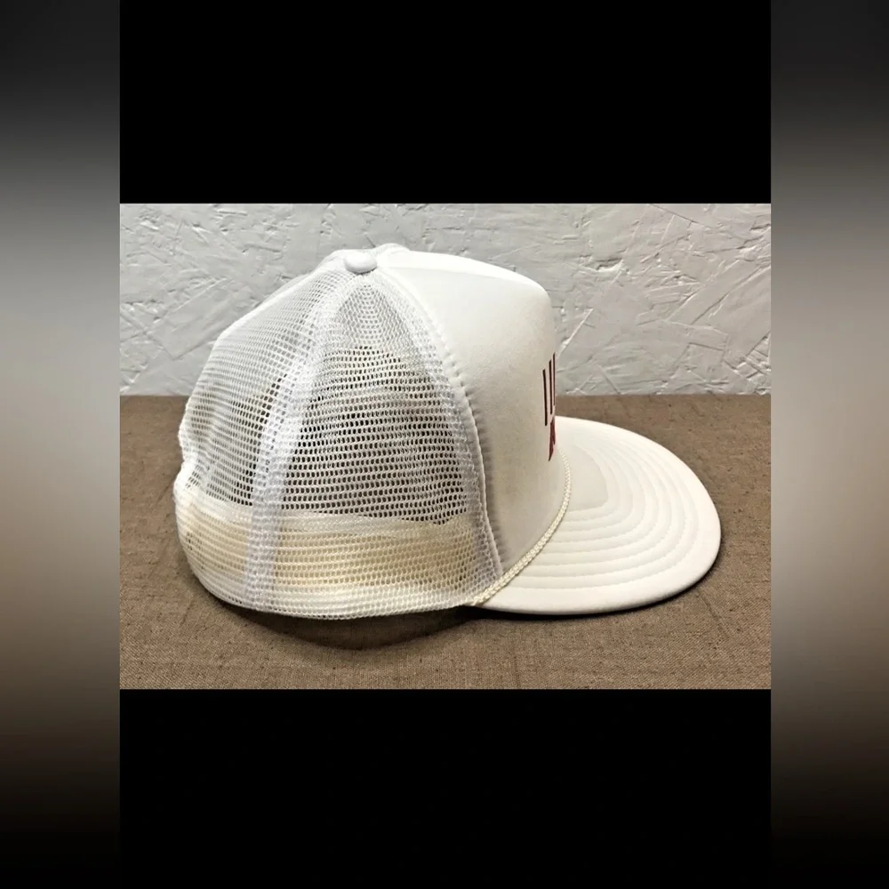 KFC Trucker Hat Creamy Ivory Mesh Back Snapback Nissin Cap